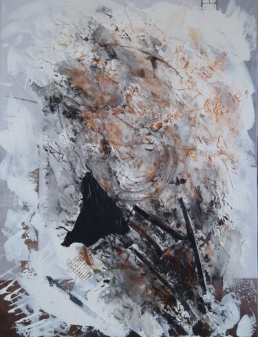 Картина под названием "Scream" - Christelle Benaglia, Подлинное произведение искусства, Акрил Установлен на Деревянная рама…