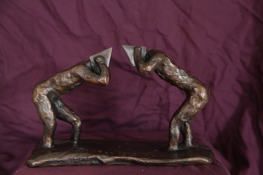 Sculpture intitulée "bronzes-32.jpg" par Christian Bader, Œuvre d'art originale, Métaux