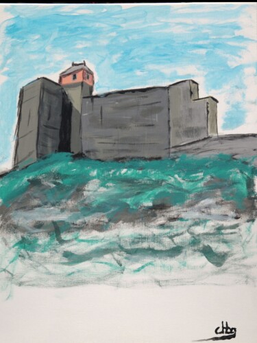 Painting titled "Citadelle-003" by Christian Bailly-Grandvaux, Original Artwork, Acrylic