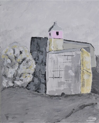 Painting titled "Citadelle 007" by Christian Bailly-Grandvaux, Original Artwork, Acrylic