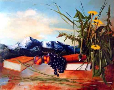 Painting titled "en Pays tarbais" by Christian Barth, Original Artwork