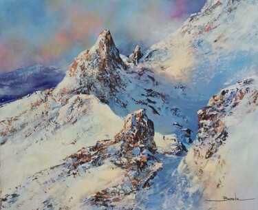 绘画 标题为“Paysage montagne en…” 由Christian Bessede, 原创艺术品, 丙烯