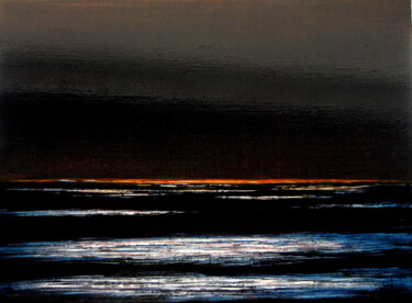Pintura titulada "Lumières nocturnes" por Christian Biard, Obra de arte original, Oleo