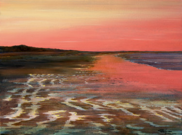 Peinture intitulée "On dirait la mer - 4" par Christian Biard, Œuvre d'art originale, Huile