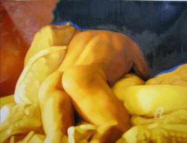 Peinture intitulée "Richard coeur de...…" par Christian Boulad (Xian), Œuvre d'art originale, Huile
