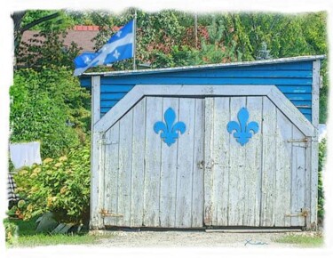 Painting titled "À chacun son shack…" by Christian Boulad (Xian), Original Artwork, Oil