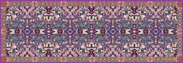 Art textile intitulée "Kachina_Berry : (Na…" par Christian Boulad (Xian), Œuvre d'art originale