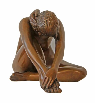 Sculpture intitulée "Présence" par Christian Candelier, Œuvre d'art originale, Bronze