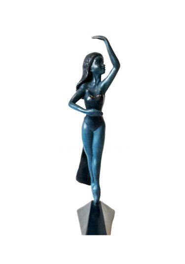 Skulptur mit dem Titel "Camille" von Christian Candelier, Original-Kunstwerk, Bronze