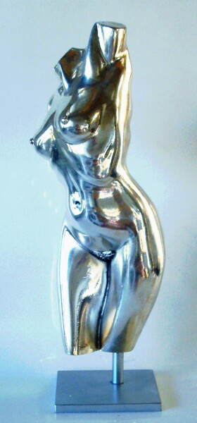 Sculpture intitulée "féminité, corps de…" par Christian Choquet, Œuvre d'art originale, Résine