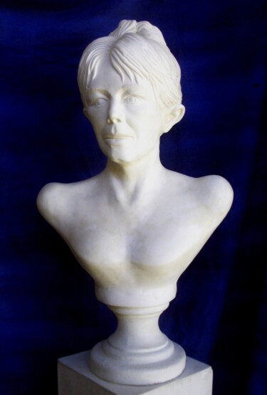 Sculpture intitulée "Ma femme" par Christian Choquet, Œuvre d'art originale, Plâtre