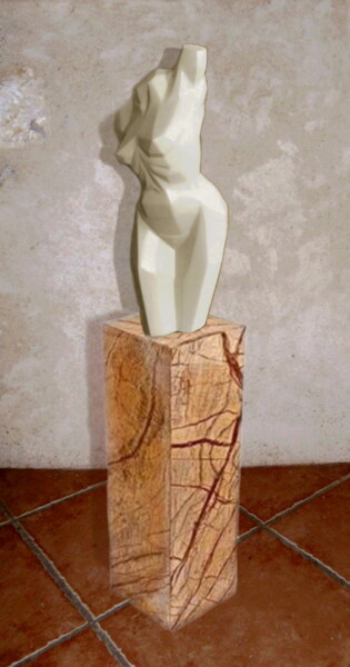 Escultura intitulada "GRAND CORPS DE FEMM…" por Christian Choquet, Obras de arte originais, Resina