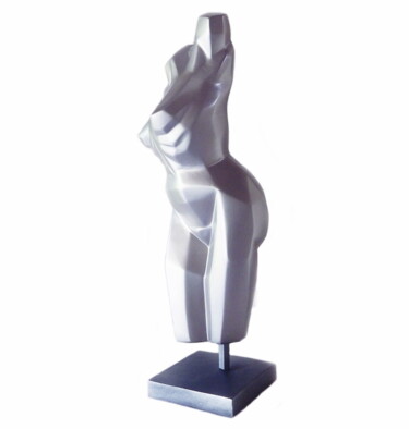 Sculpture intitulée "Corps de femme Cont…" par Christian Choquet, Œuvre d'art originale, Résine