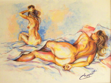 Painting titled "TABLEAU CONTEMPORAI…" by Christian Choquet, Original Artwork, Acrylic