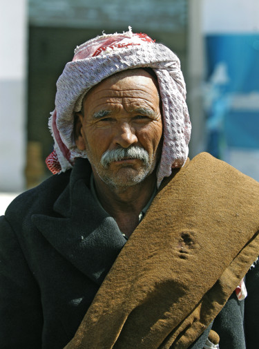 Photographie intitulée "Berger  Tunisien" par Christian Clausier, Œuvre d'art originale