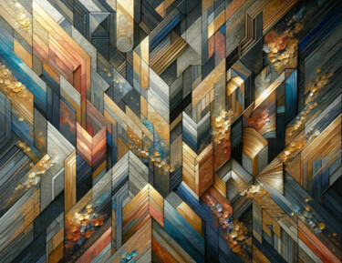 Arts numériques intitulée "Harmony in Dissonan…" par Christian Debien, Œuvre d'art originale, Acrylique