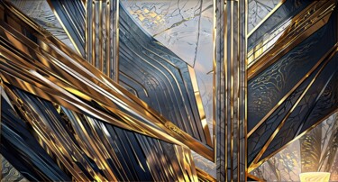 Arte digitale intitolato "Deluxurious Golden" da Christian Debien, Opera d'arte originale, Fotografia digitale