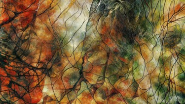 Digital Arts titled "abstractal coloris" by Christian Debien, Original Artwork, Oil