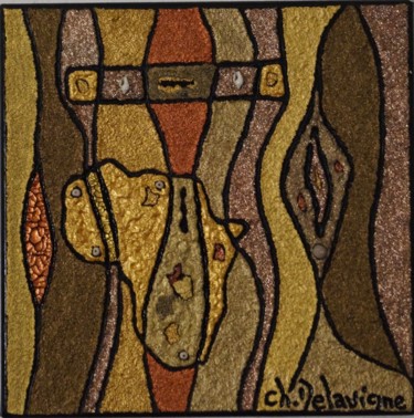 Painting titled "SANS TITRE" by Christian Delavigne, Original Artwork, Other
