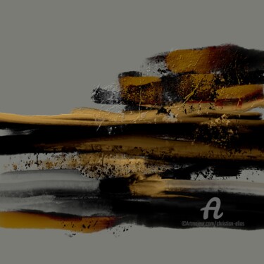 Arts numériques intitulée "Abstract #9" par Christian Elias, Œuvre d'art originale, Peinture numérique