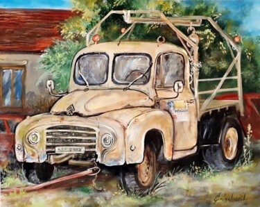 Pintura titulada "Camion" por Christian Eprinchard, Obra de arte original, Acrílico