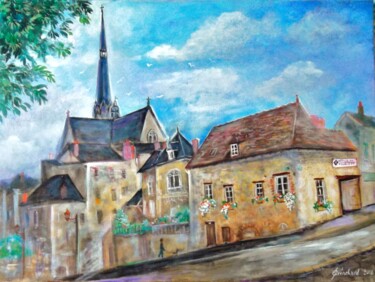 Painting titled "Pithiviers  Office…" by Christian Eprinchard, Original Artwork, Oil