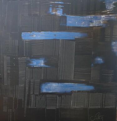 제목이 "1T-F"인 미술작품 Christian Feltin로, 원작, 아크릴 나무 들것 프레임에 장착됨