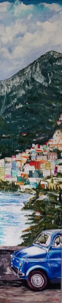 Картина под названием "ITALIE" - Christian Garnier, Подлинное произведение искусства, Акрил Установлен на Деревянная рама дл…