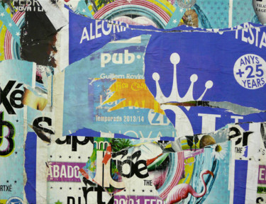 Collages intitulée "SITGES 03" par Christian Gastaldi, Œuvre d'art originale, Collages