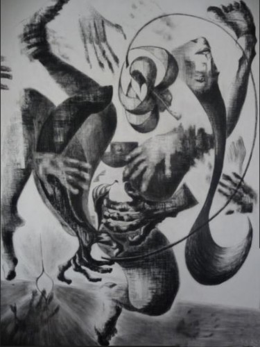 Peinture intitulée "desir" par Christian Giraud, Œuvre d'art originale