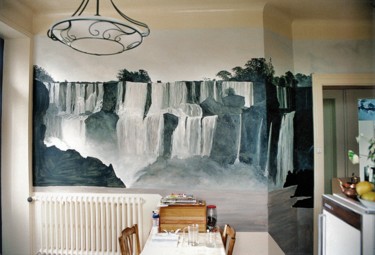 Peinture intitulée "Foaming kitchen" par Christian Girault, Œuvre d'art originale, Acrylique