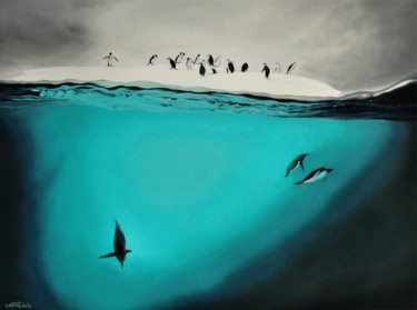 Pintura titulada "Refrigerated ability" por Christian Girault, Obra de arte original, Oleo