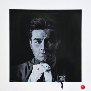 Ζωγραφική με τίτλο "Malevitch's impact" από Christian Girault, Αυθεντικά έργα τέχνης, Λάδι Τοποθετήθηκε στο Ξύλινο φορείο σκ…