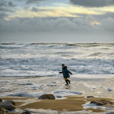 Photographie intitulée "Les Enfants et la m…" par Christian Houeix, Œuvre d'art originale, Photographie numérique