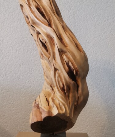 Скульптура под названием "f/u/c/k" - Christian Koller (Artc), Подлинное произведение искусства, Дерево