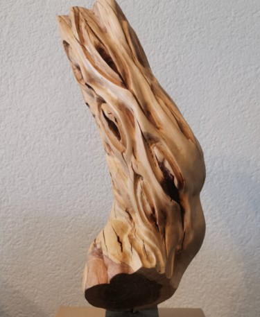 Sculpture titled "f/u/c/k" by Christian Koller (Artc), Original Artwork, Wood