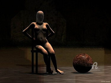 Arts numériques intitulée "Dame Nature  ( synb…" par Christian Pavet, Œuvre d'art originale, Modélisation 3D