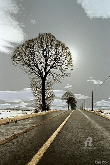 Photography titled "La route" by Christian Pavet, Original Artwork