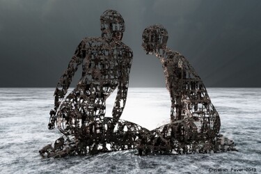 Arts numériques intitulée "Complicité" par Christian Pavet, Œuvre d'art originale