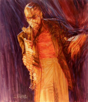 Pittura intitolato "jazz 93 - 1" da Christian Rolland, Opera d'arte originale, Acrilico