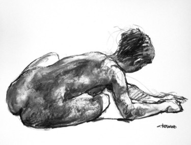 Drawing titled "etude avril 2013 2" by Christian Rolland, Original Artwork, Other
