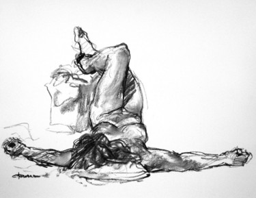 Drawing titled "croquis juin 2013 1" by Christian Rolland, Original Artwork, Other