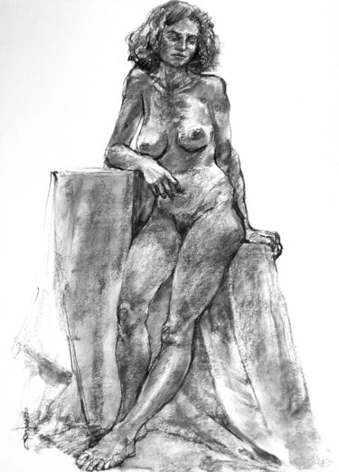 Drawing titled "académie nov 2013 -…" by Christian Rolland, Original Artwork