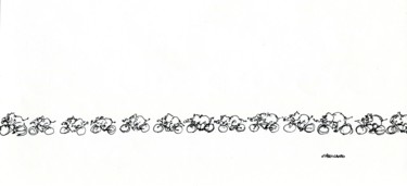 Tekening getiteld "velo-14.jpg" door Christian Rolland, Origineel Kunstwerk, Anders