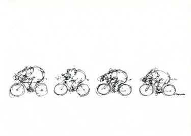 Drawing titled "velo-15.jpg" by Christian Rolland, Original Artwork, Other