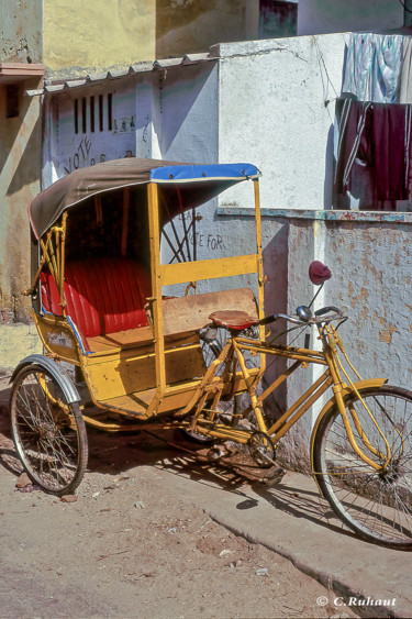 Fotografia intitulada "Rickshaw-0188-t.jpg" por Christian Ruhaut, Obras de arte originais
