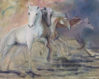 Peinture intitulée "LA HORDE" par Christian Seyssel, Œuvre d'art originale