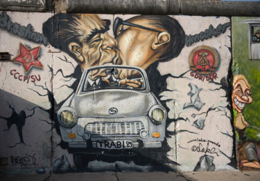 Photographie intitulée "mur de Berlin 1" par Christian Testaniere, Œuvre d'art originale, Photographie numérique