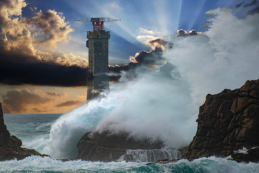 Photographie intitulée "Le phare" par Christian Testaniere, Œuvre d'art originale, Photographie numérique