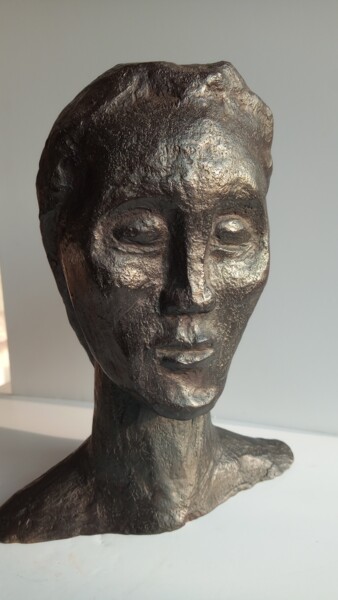 Sculpture titled "Adele" by Christian Vial, Original Artwork, Bronze